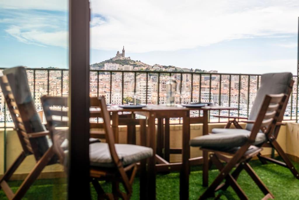 Terrace Apartment Old Port Exceptional View Marselha Exterior foto