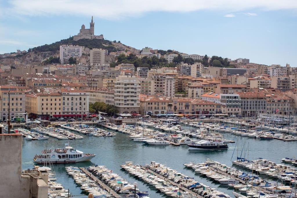Terrace Apartment Old Port Exceptional View Marselha Exterior foto